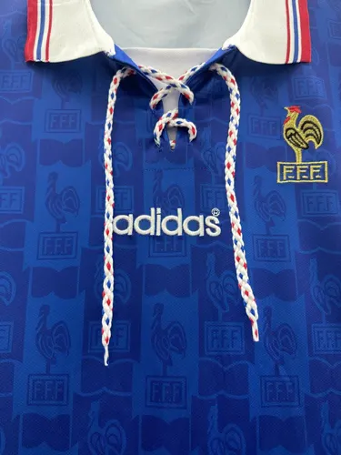 1996 Retro France Home Football Shirt  — view 3