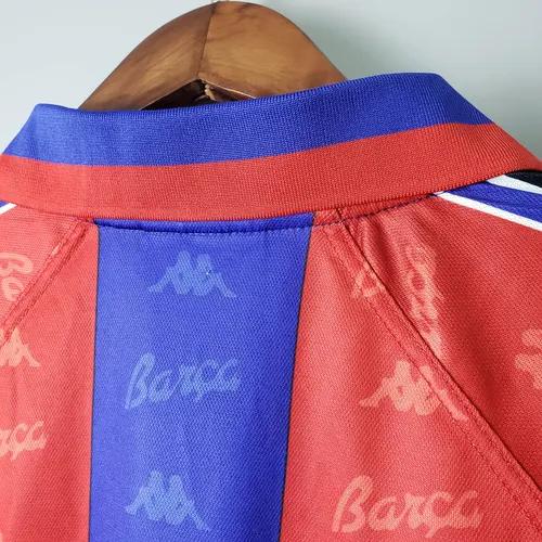 1996/1997 Retro Barcelona Football Shirt Home  — view 6