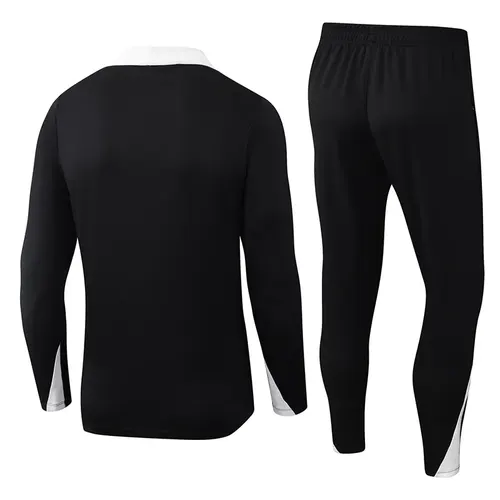2025/2026 Chelsea Half-Pull Training Suit Black Football Shirt  Set — view 2
