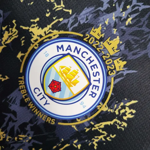 Camiseta de Fútbol Negra Edición Especial Manchester City 2023/2024  — view 5