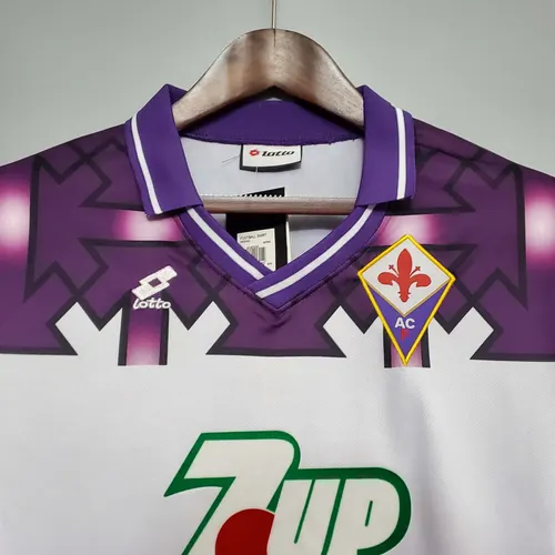 1992/1993 Retro Fiorentina Away Soccer Jersey  — view 3