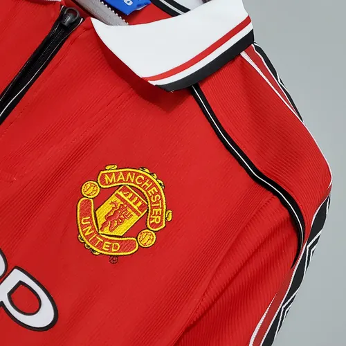 1998-1999 Retro Langarm Manchester United Heimtrikot  — view 5