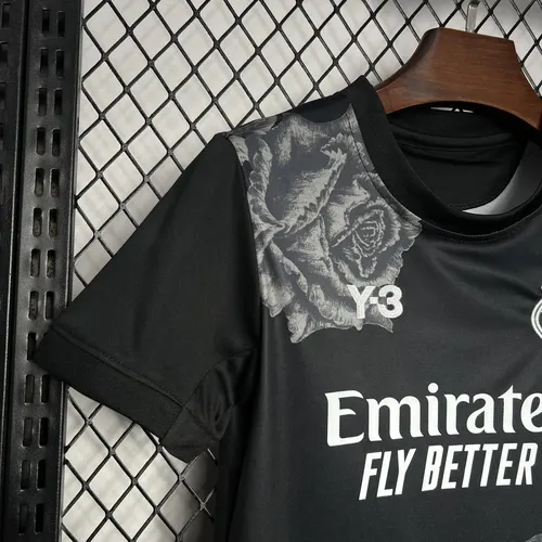 Camiseta de Fútbol Real Madrid Y-3 Edición Especial Negra 2024/2025  Talla Infantil — view 3