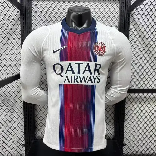 2026/2027 Long Sleeve Player Version Paris Saint-Germain Away Football Shirt  