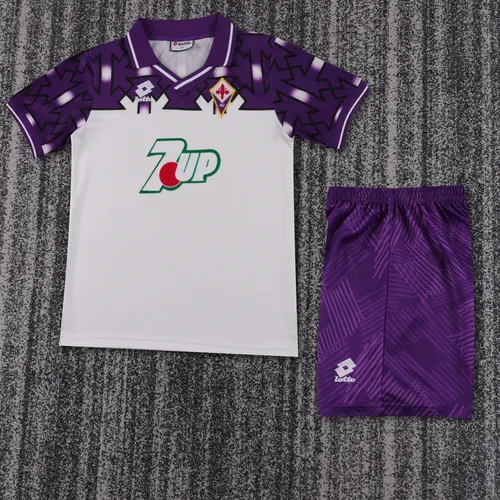 1992-1993 Retro Fiorentina Auswärts Fußballtrikot AAA fan-gradät Kindergröße — view 1