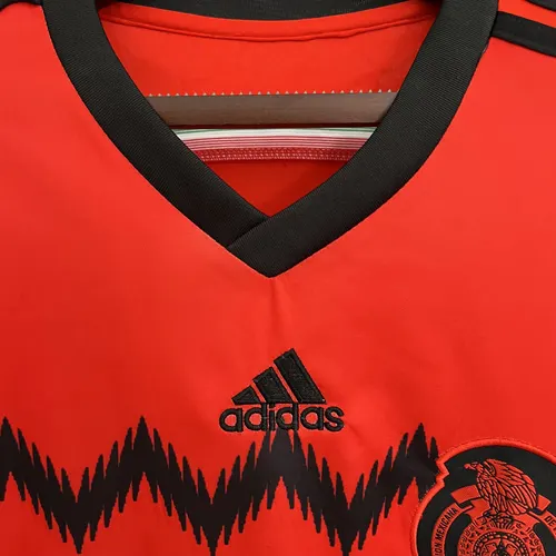 2014 Retro Mexico Soccer Jersey Away — view 3