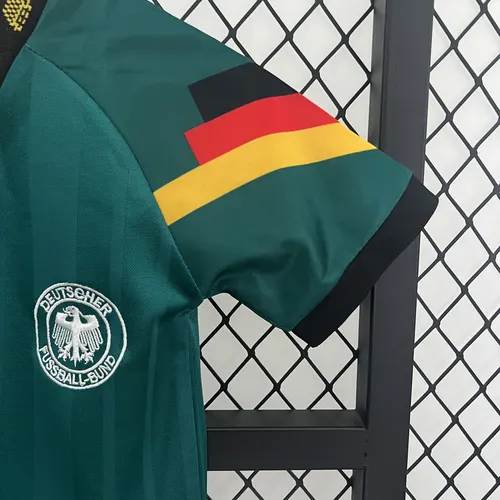 1992 Retro Deutschland Auswärts-Fußballtrikot AAA Fan-Qualität Kindergröße — view 6
