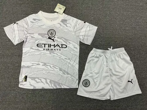 Maillot de football édition spéciale grise Manchester City 2023/2024  Taille Enfant