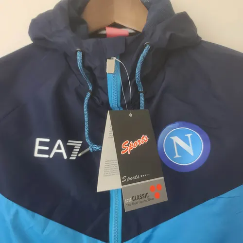 2022/2023 Napoli Windbreaker Blau — view 3