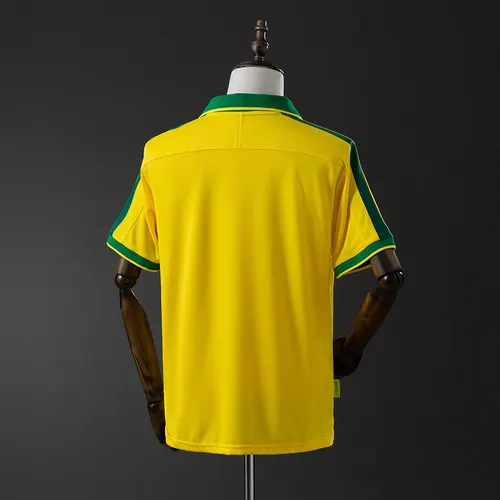 1997 Retro Brazil Home Football Shirt  — view 2