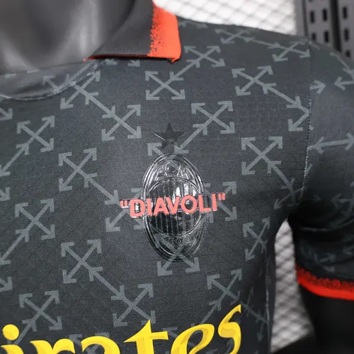 2025/2026 Spielerversion AC Milan Co-Branded Edition 01 Fußballtrikot  — view 5