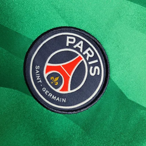 2023/2024 Long Sleeve Psg Paris Saint-Germain Goalkeeper Green Football Shirt — view 5