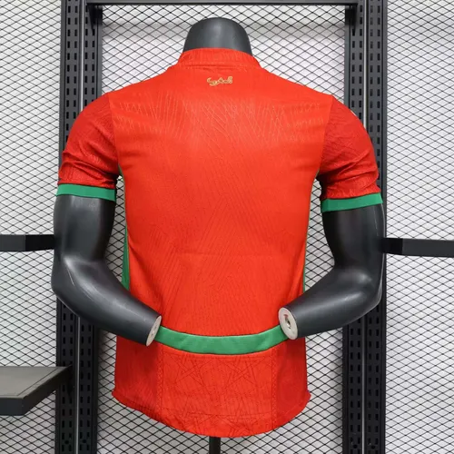 Camisa de Futebol Casa da Seleção Nacional de Marrocos Versão Jogador 2025 AAA qualidade fã — view 2