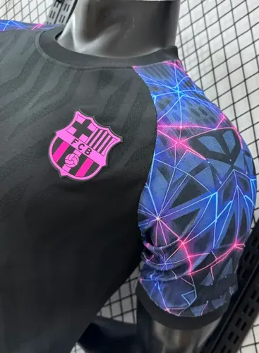 2026/2027 Player Version Barcelona Special Edition Black Blue Football Jersey   — view 9