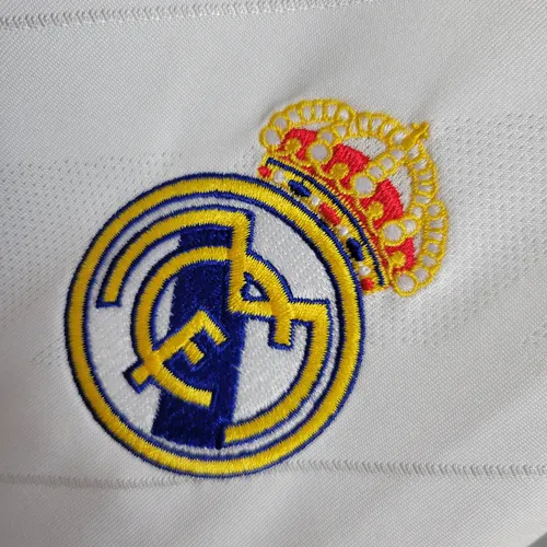 2017/2018 Retro Langarm Real Madrid Heim — view 5