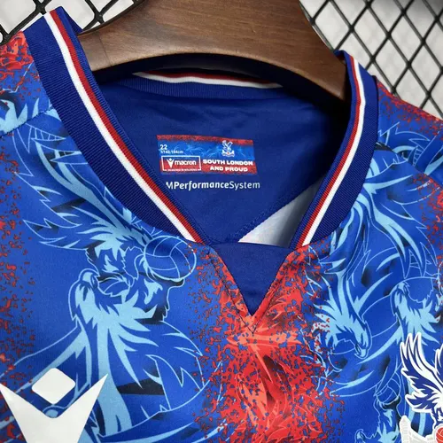 2024/2025 Crystal Palace Home Soccer Jersey Kids Size  — view 4