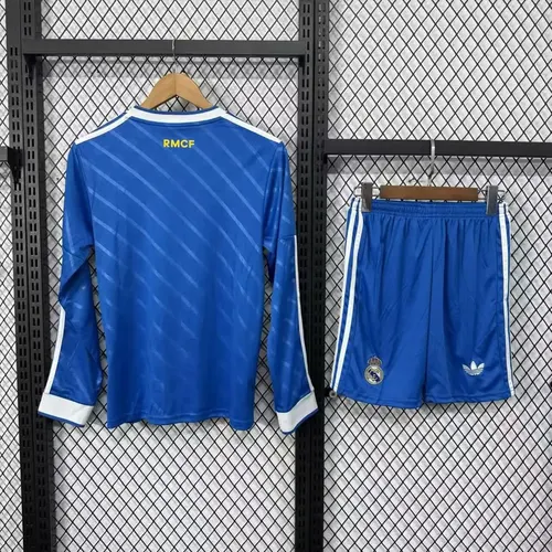 Maillot Football Troisième Extérieur Real Madrid Manches Longues 2025/2026  Taille Enfant — view 2