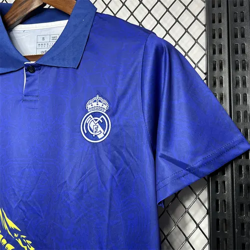2024/2025 Real Madrid Blue Dragon pattern Special Edition Jersey — view 5