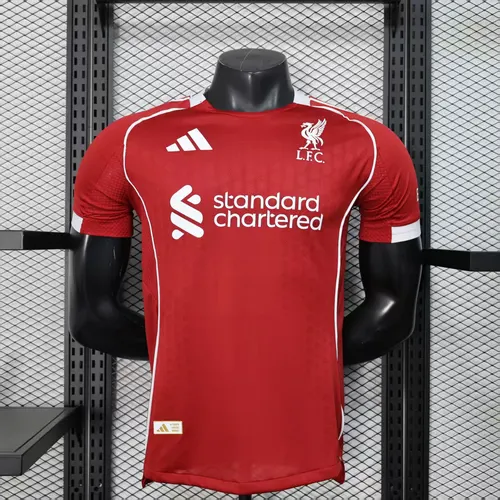 2025/2026 نسخة لاعب ليفربول قميص أرضي كرة قدم  جودة تايلاندية