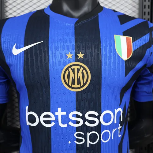 2024/2025 Spielerversion Inter Mailand Heim Fußballtrikot AAA fan-gradät — view 3