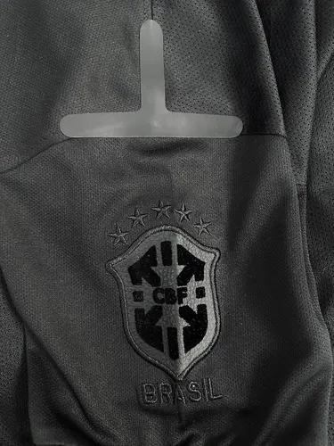 2013-2014 Retro Brasilien Schwarz Fußballtrikot  — view 5