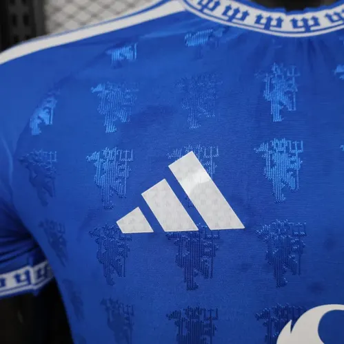 Versão Jogador 2026/2027 Manchester United Special Edition Azul Camisa de Futebol   — view 4