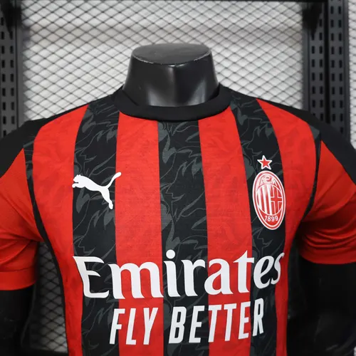 2025/2026 نسخة لاعب إيه سي ميلان المنزلي قميص كرة قدم جودة تايلاندية — view 3