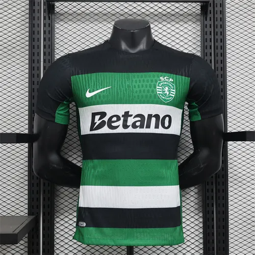 2024/2025 Version Joueur Sporting Lisbon Maillot Domicile  — view 1