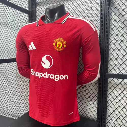 2026/2027 Manga Larga Versión Jugador Manchester United Local Camiseta de Fútbol   — view 5