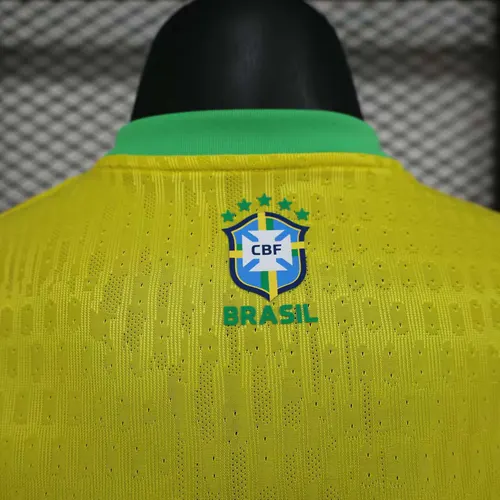 2024 Player Version Brazil Special Edition Jesus Yellow Football Shirt  — view 8