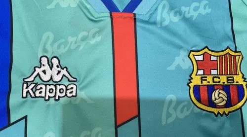 1996/1997 Maillot de Football Extérieur Rétro Barcelona Manches Longues  — view 3