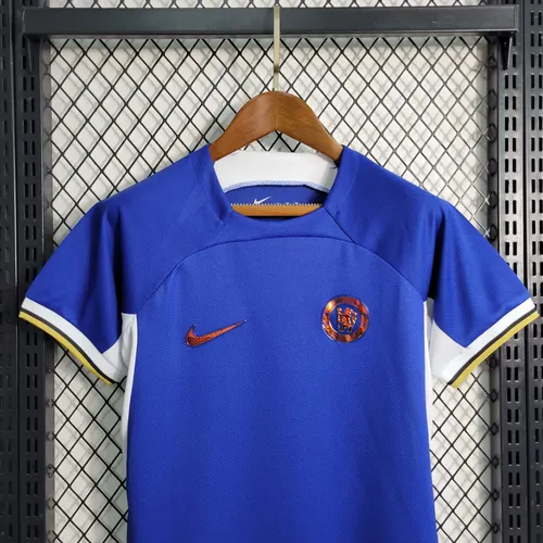 2023/2024 Chelsea Home Football Jersey Kids Size Without Sponsor — view 5