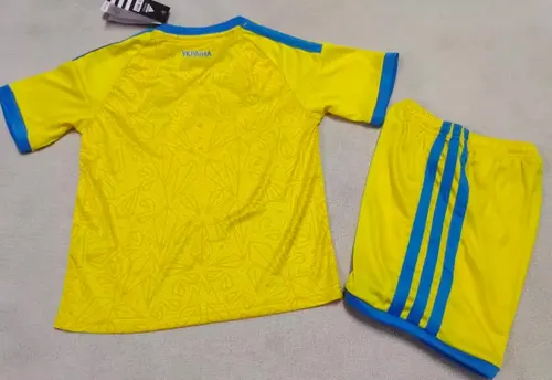 2026 Ukraine National Team Home Football Jersey  Kids Size — view 2
