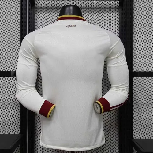 2026 Long Sleeves Player Version Spain National Team Away Football Jersey   — view 2