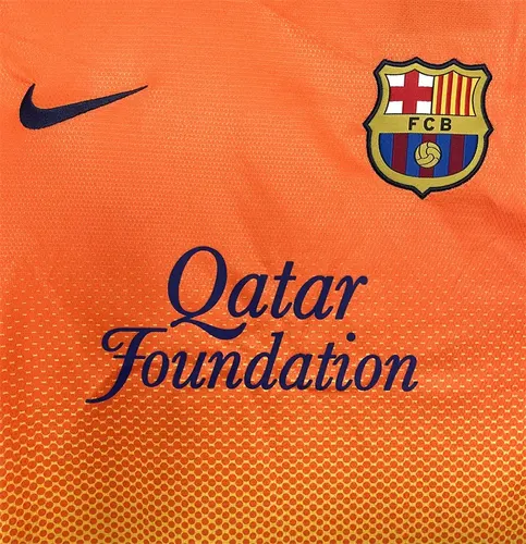 2012/2013 رجعي برشلونة قميص كرة قدم خارج الأرض جودة تايلاندية — view 4