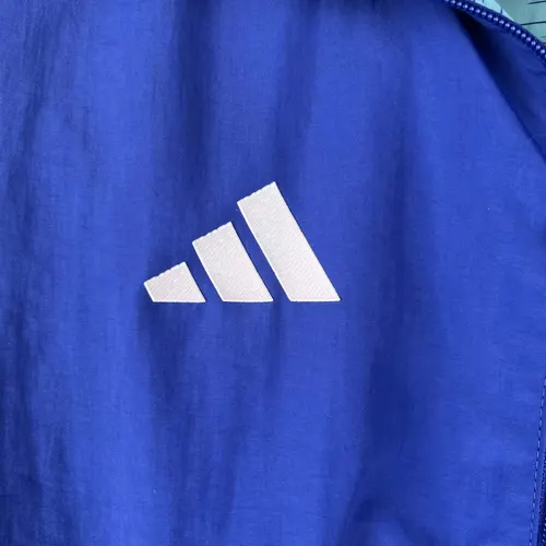 2023-2024 Algeria National Reversible Windbreaker Blue Soccer Jersey   — view 5