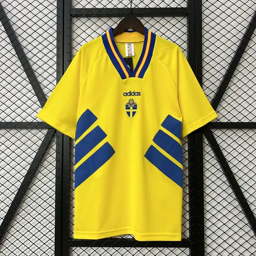 1994 Rétro Suède Maillot Domicile Football AAA qualité fan