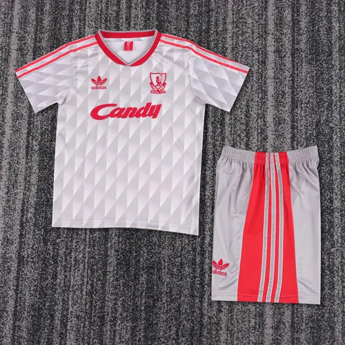 1989-1991 Retro Liverpool Auswärtstrikot  Kindergröße — view 1