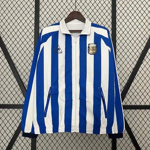2024 Argentina Jaqueta Corta-Vento Reversível (branco-azul) Camisa de Futebol  — view 3