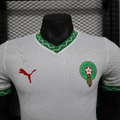 2025 Spielerversion Marokko Nationalmannschaft Auswärts-Fußballtrikot AAA Fan-Qualität — view 5