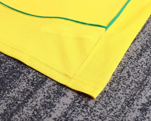 2004 Retro Brazil Home Football Shirt   Kids Size — view 6