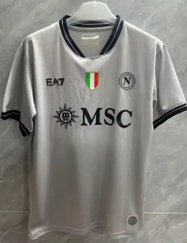 2025/2026 Napoli Goalkeeper grey Soccer Jersey  — view 1