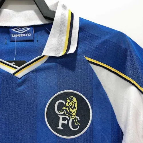 Maillot de football domicile rétro Chelsea 1997-1999 lande — view 4