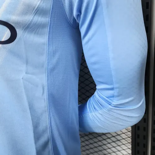 2025/2026 Long Sleeve Player Version Manchester City Home Football Shirt  — view 9