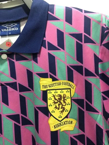 Camiseta de fútbol Retro Visitante Selección de Escocia 1988-1989  — view 4
