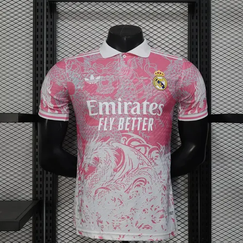2025/2026 Player Version Real Madrid Special Edition Pink Football Jersey  — view 1