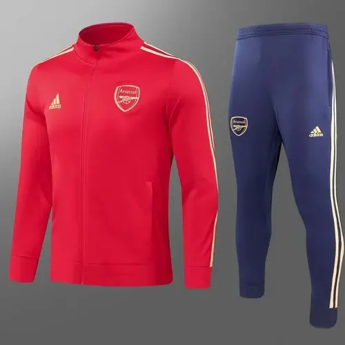 2023/2024 Arsenal Lange Zip Jacke Rot Fußballtrikot AAA fan-gradät Set — view 1