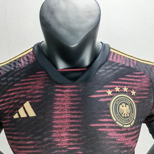 2022 FIFA World Cup Player Version Germany Away Soccer Jersey — view 3