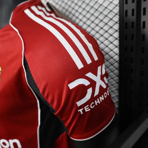 2025/2026 Player Version Manchester United Home 01 Football Shirt  — view 7