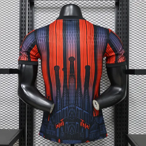 Maillot édition spéciale version joueur Barcelona 2026/2027 Orange Violet Football   — view 2